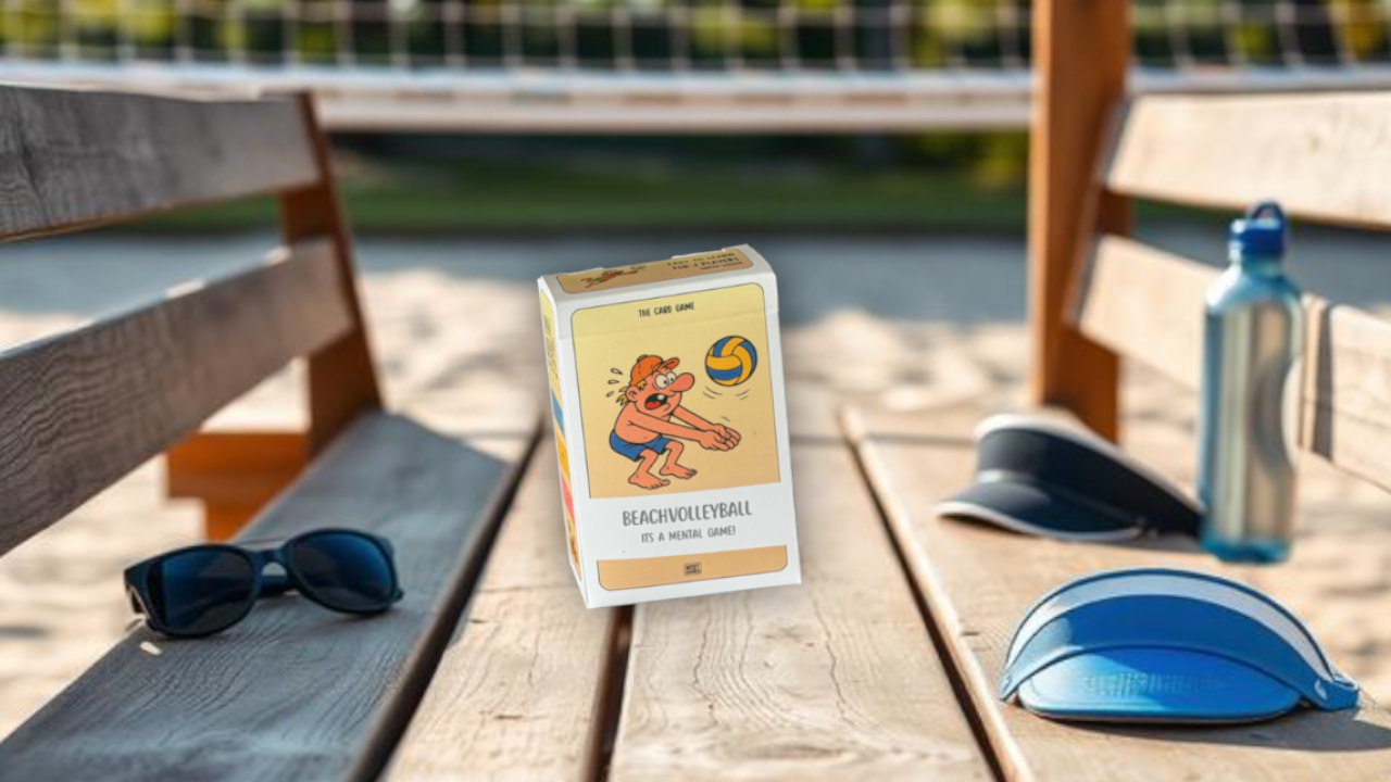 Beachvolleyball card game for sports fans and tactical gameplay