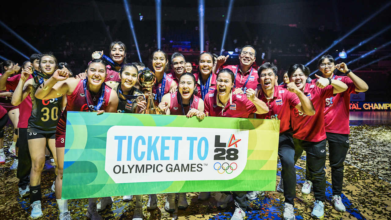 Women's indoor volleyball Olympic qualification path to LA 2028